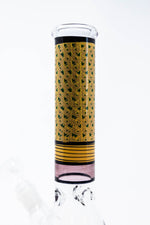 10" Beaker Bong w/ Gold Neck