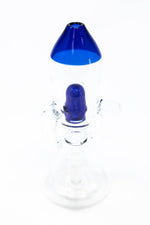 6" Blue Rocket Percolator Bong