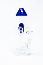 6" Blue Rocket Percolator Bong
