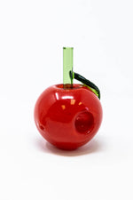 3" Red Apple Glass Pipe