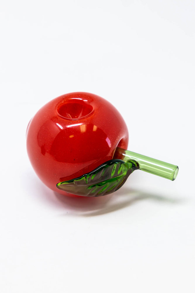 3" Red Apple Glass Pipe