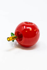 3" Red Apple Glass Pipe