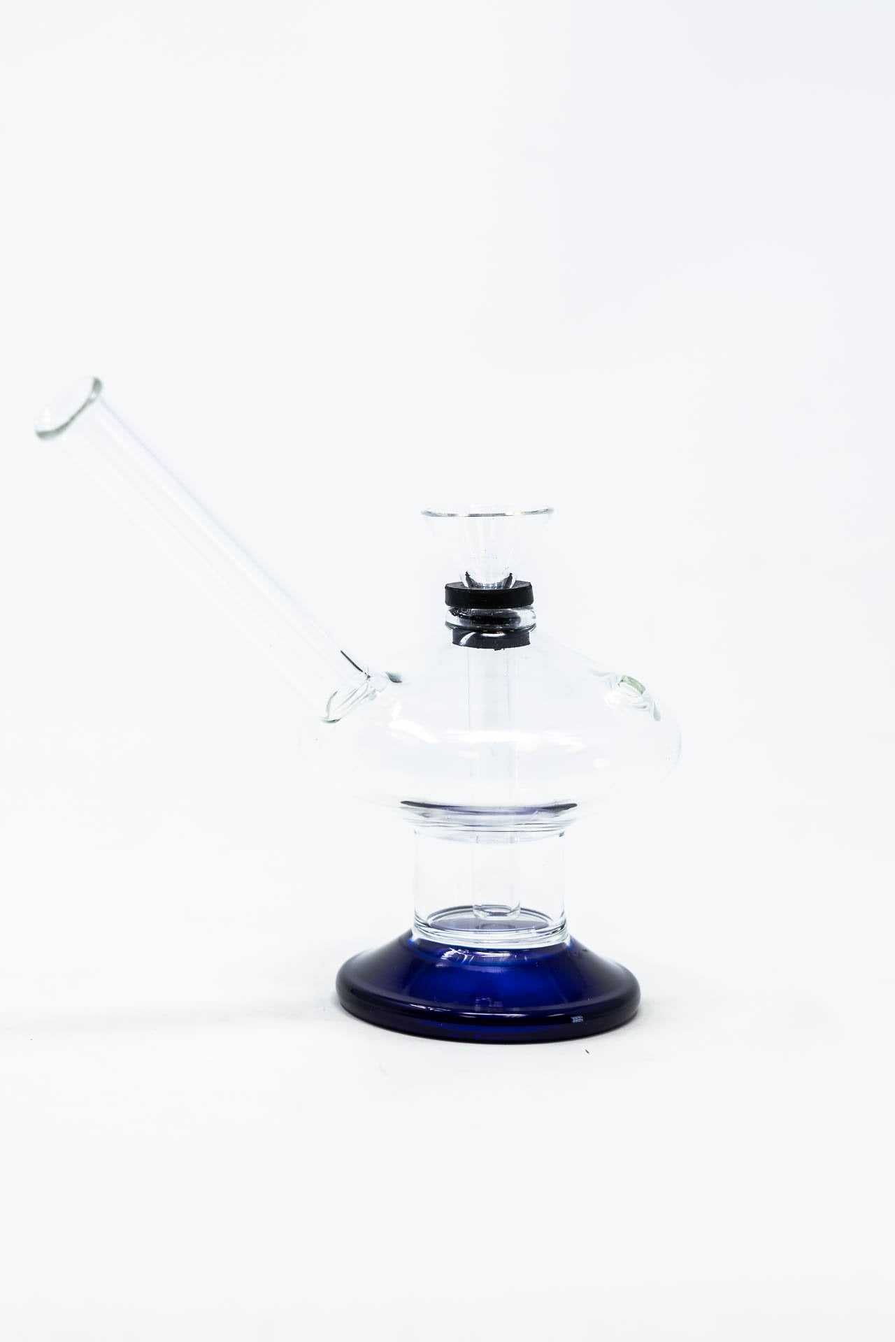 3" Mini Blue Martini Glass Bong