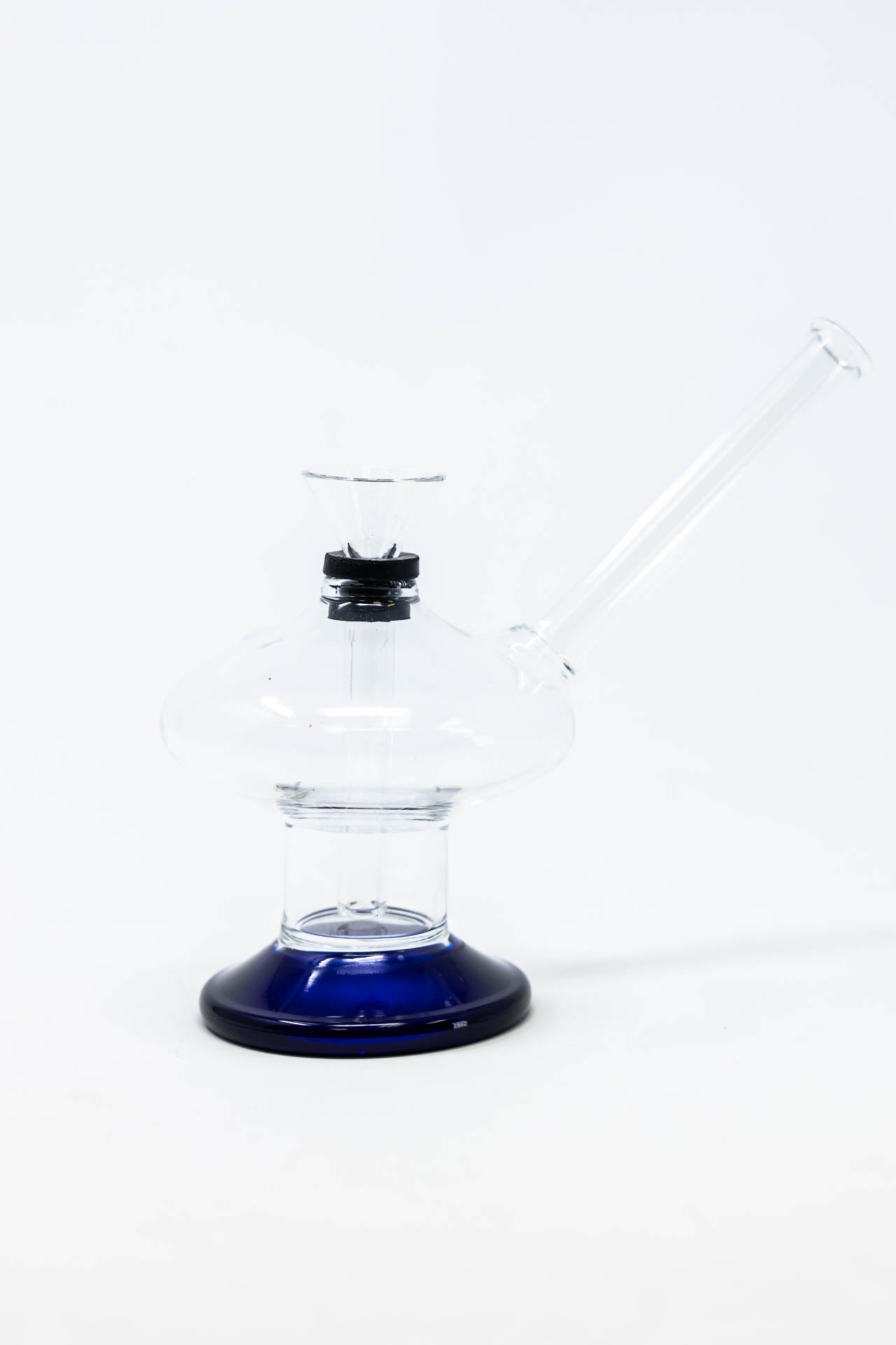 3" Mini Blue Martini Glass Bong