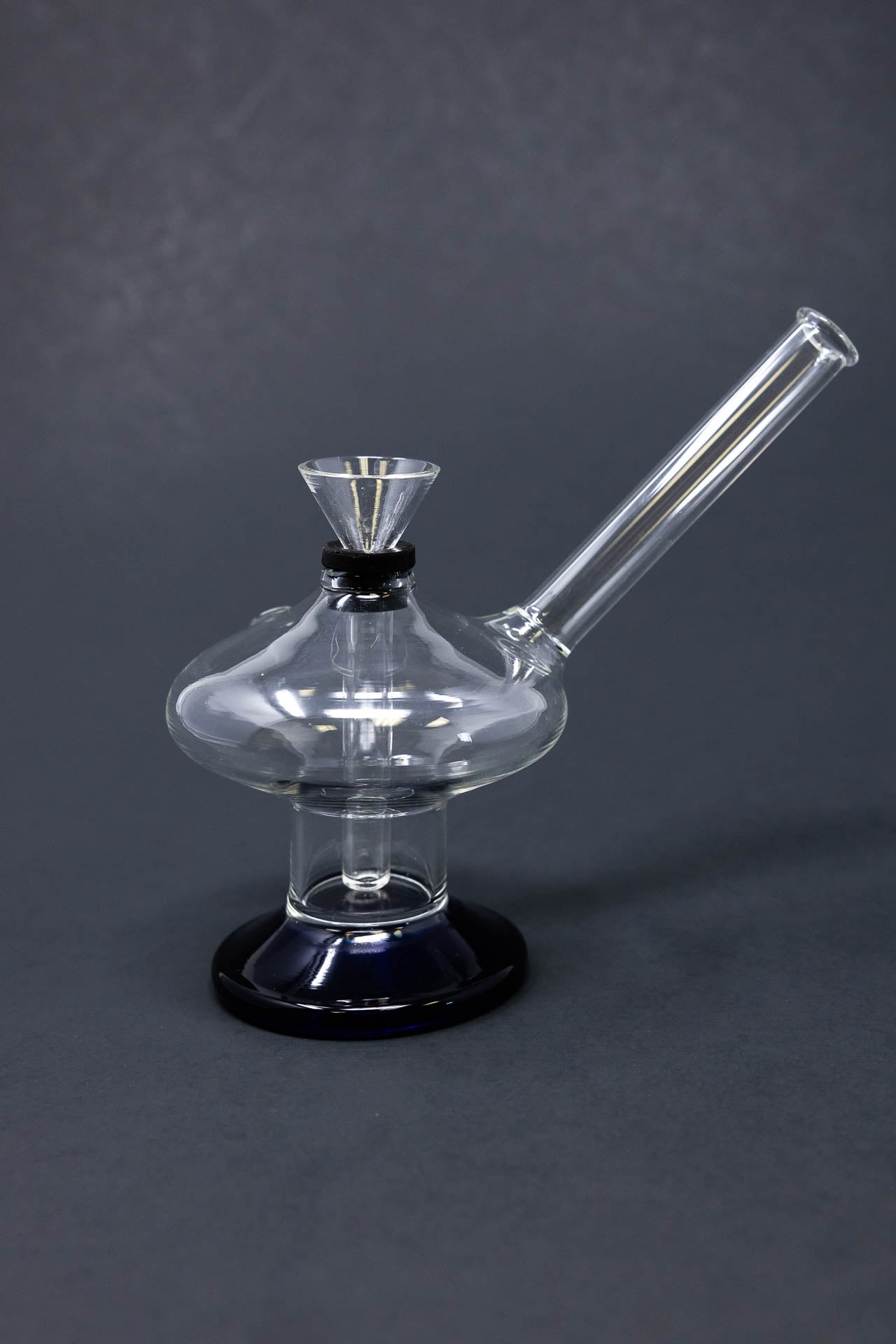 3" Mini Blue Martini Glass Bong