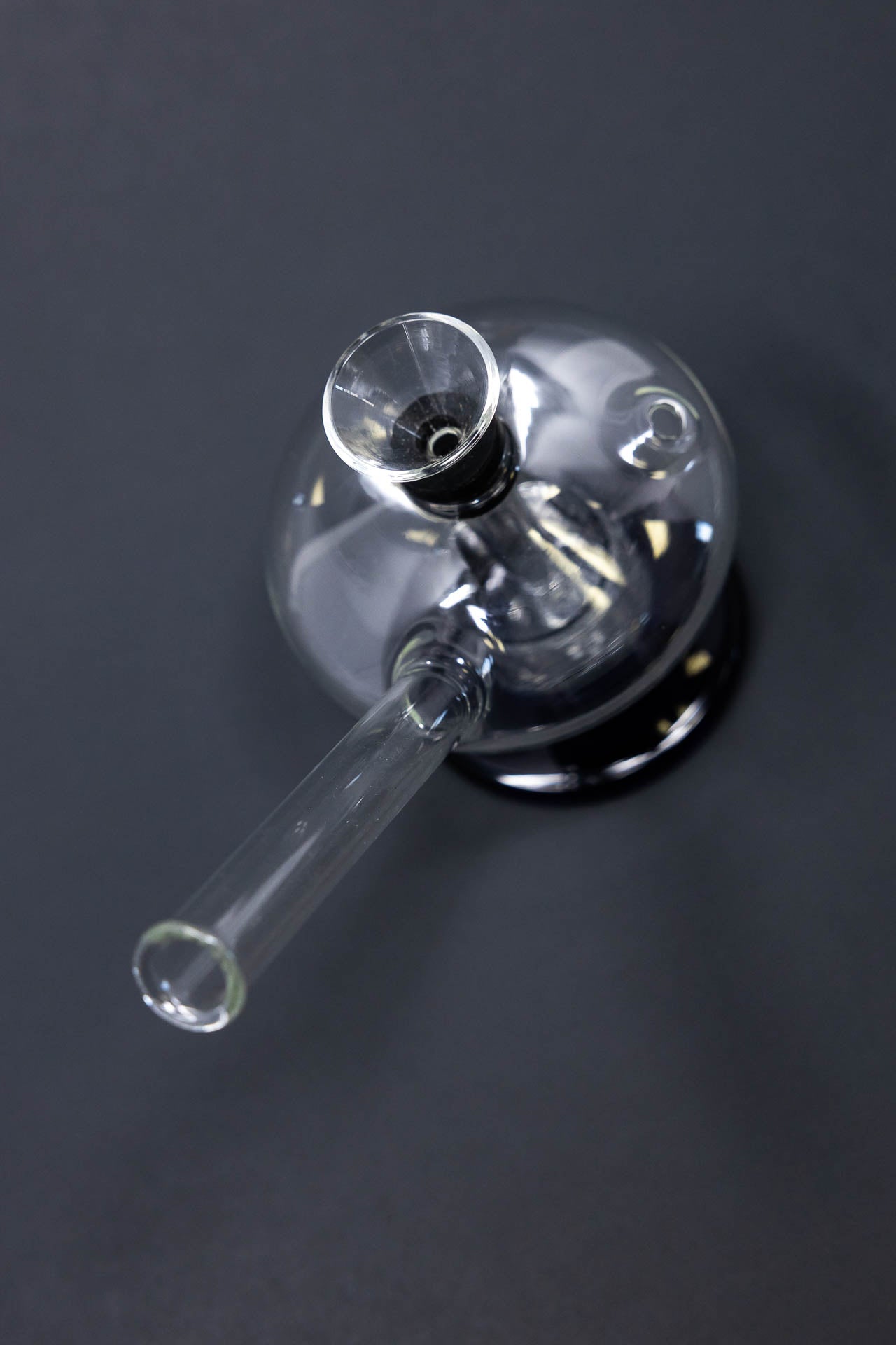 3" Mini Blue Martini Glass Bong