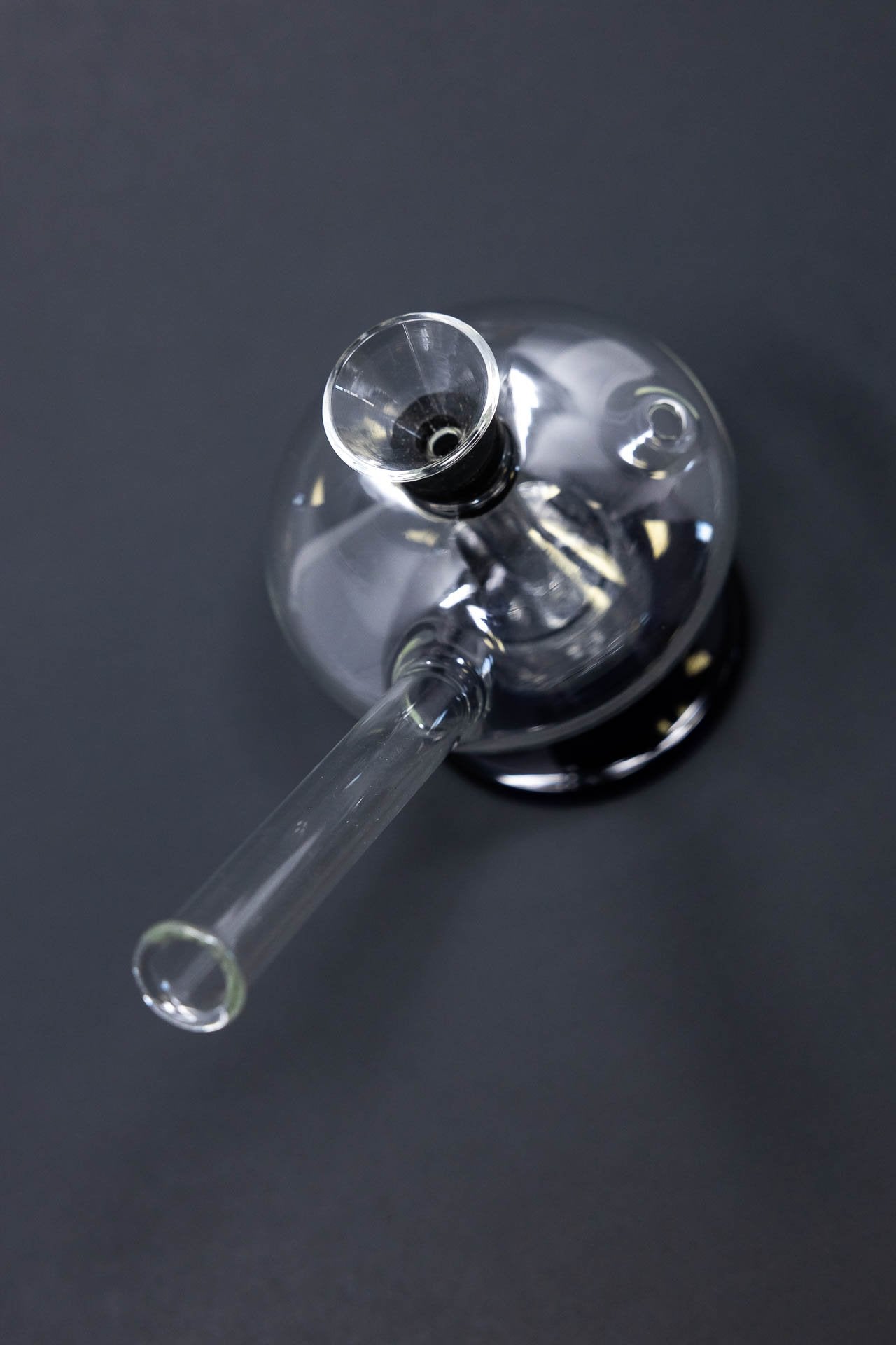 3" Mini Blue Martini Glass Bong