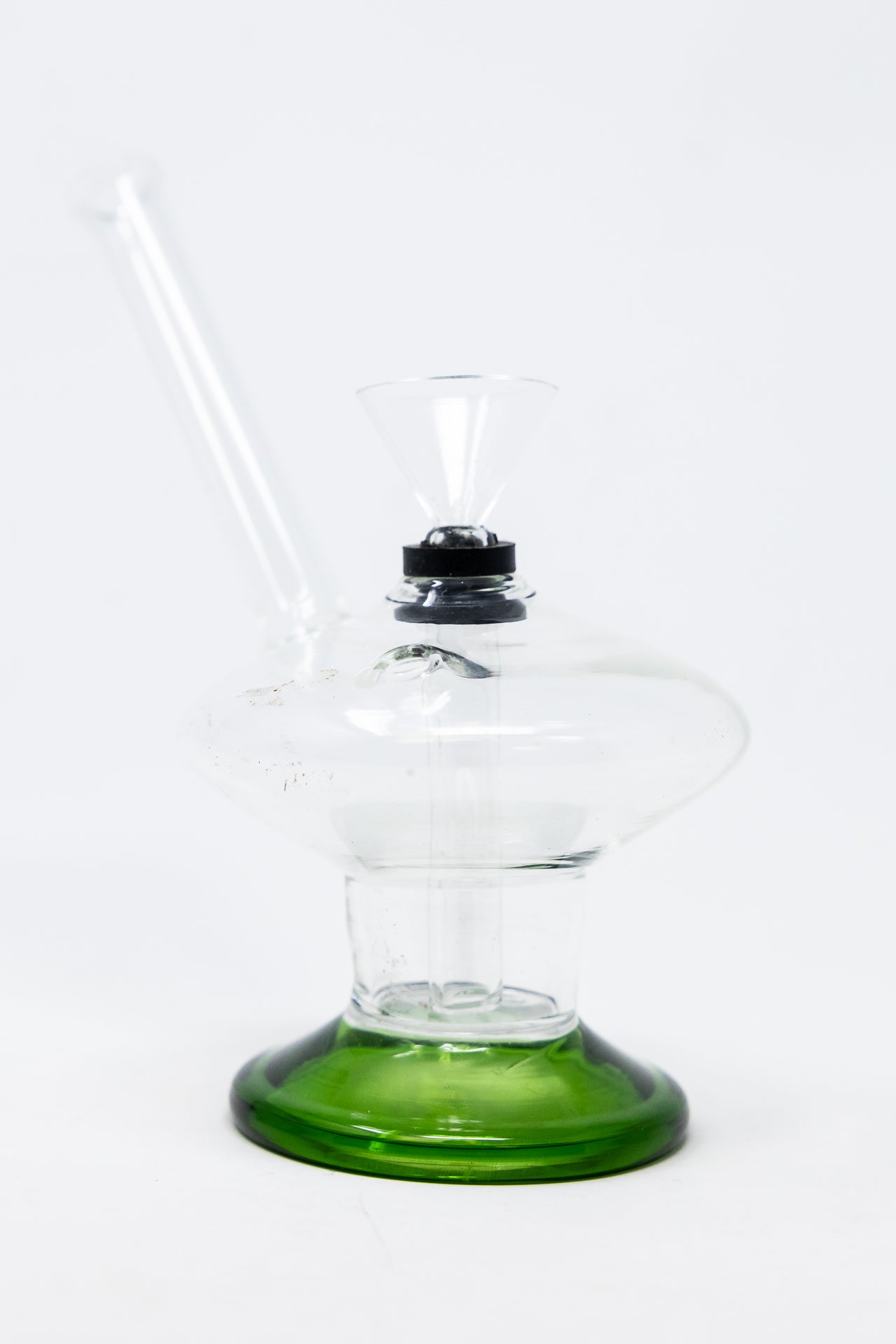 3" Mini Green Martini Glass Bong