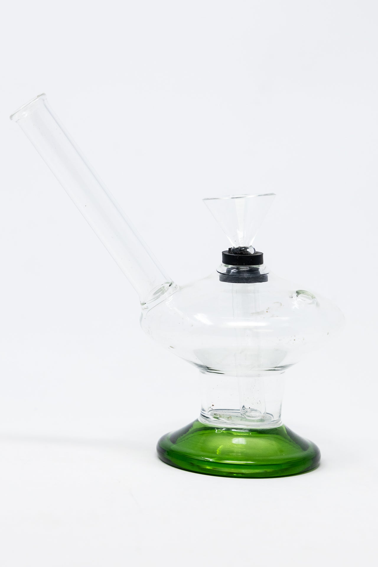 3" Mini Green Martini Glass Bong