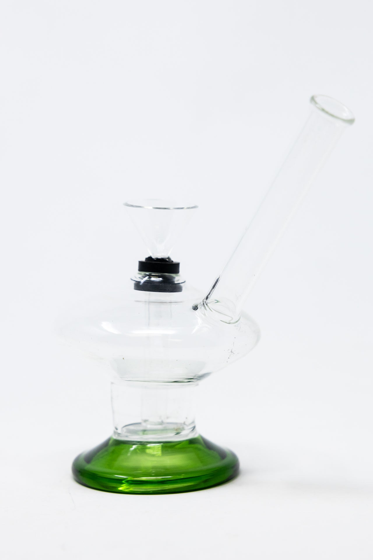 3" Mini Green Martini Glass Bong