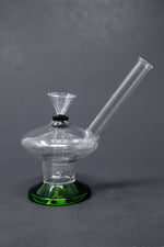 3" Mini Green Martini Glass Bong