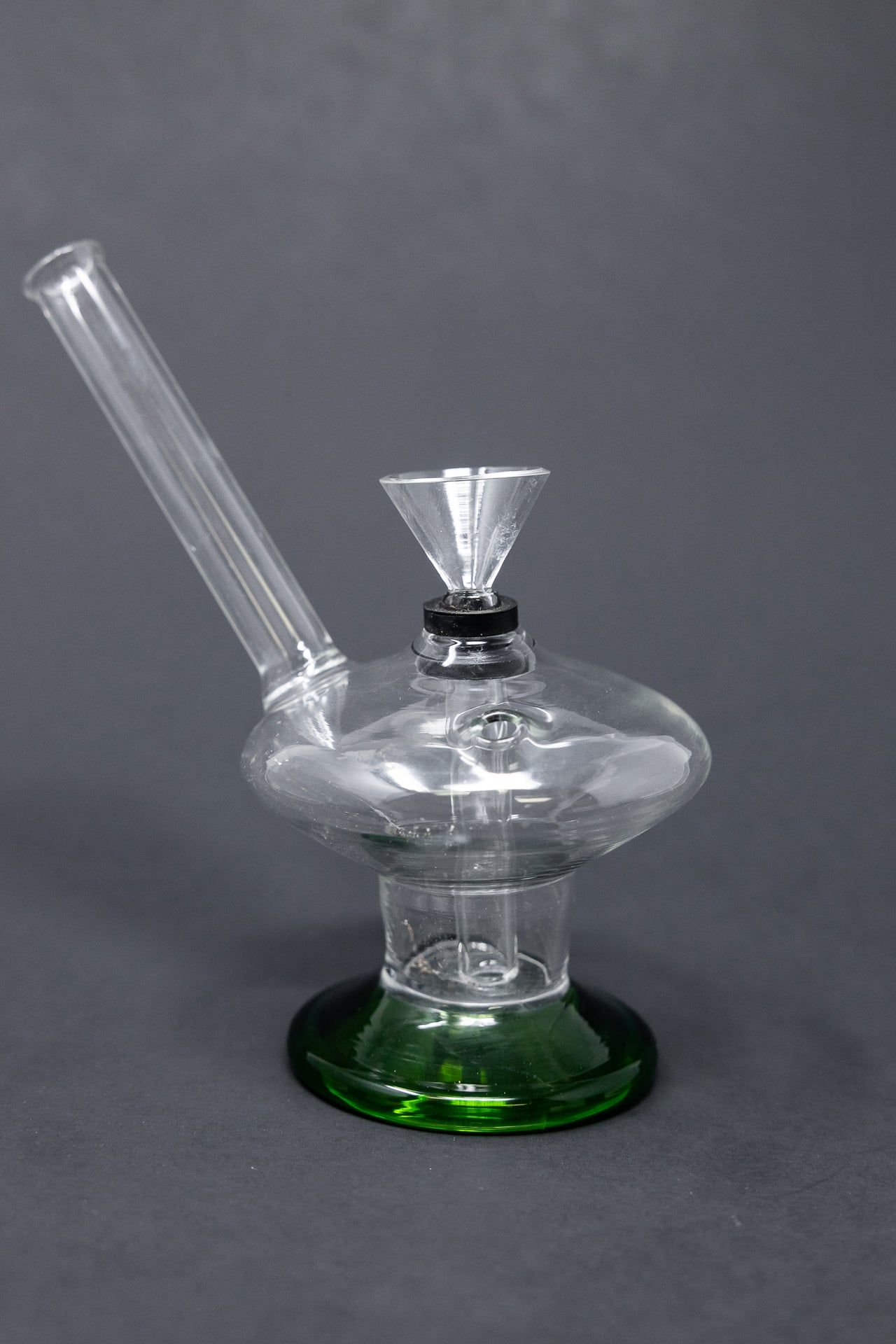 3" Mini Green Martini Glass Bong