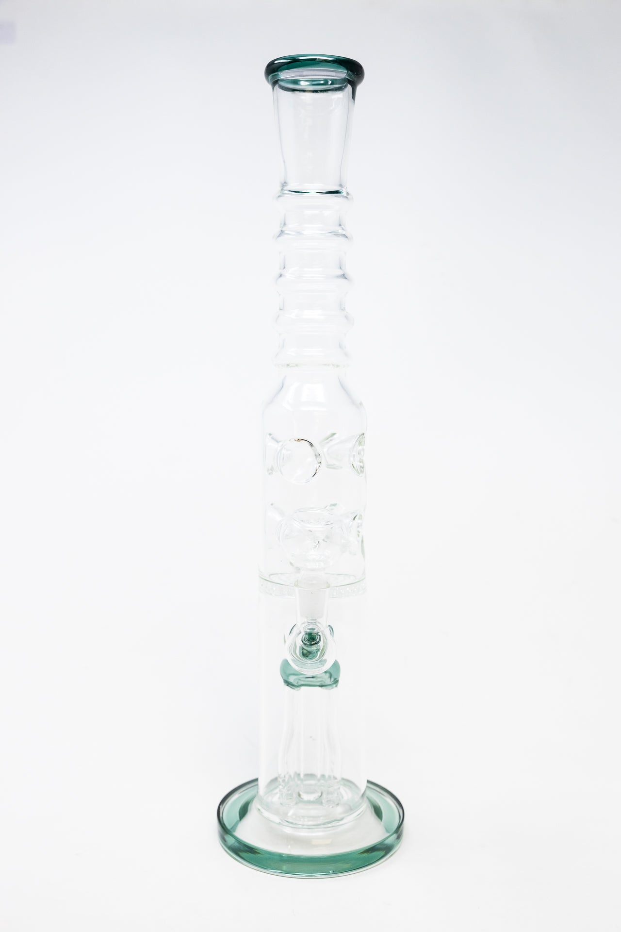 16" Dark Green Jellyfish Honeycomb Bong
