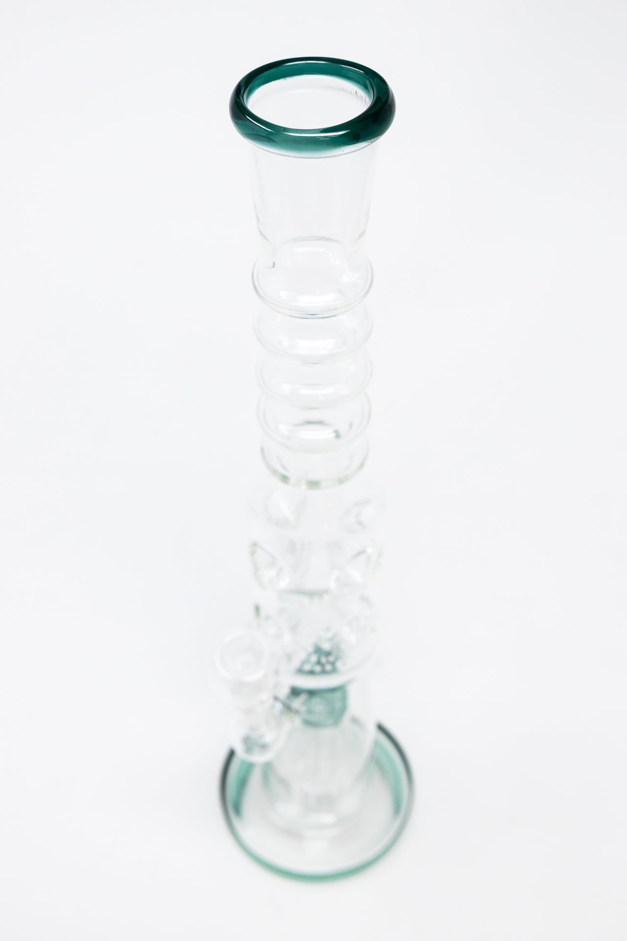 16" Dark Green Jellyfish Honeycomb Bong