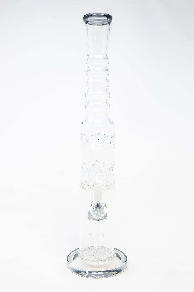 16" Grey Jellyfish Honeycomb Bong