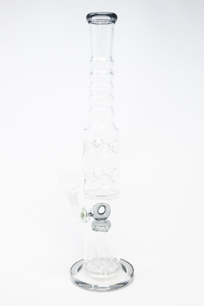 16" Grey Jellyfish Honeycomb Bong