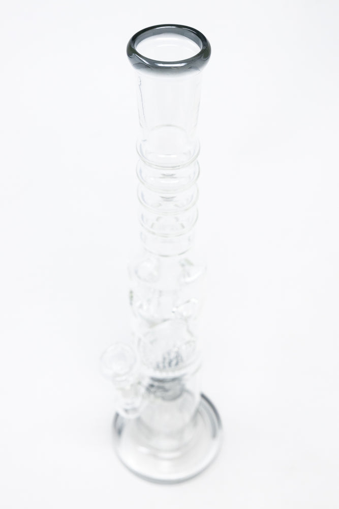 16" Grey Jellyfish Honeycomb Bong