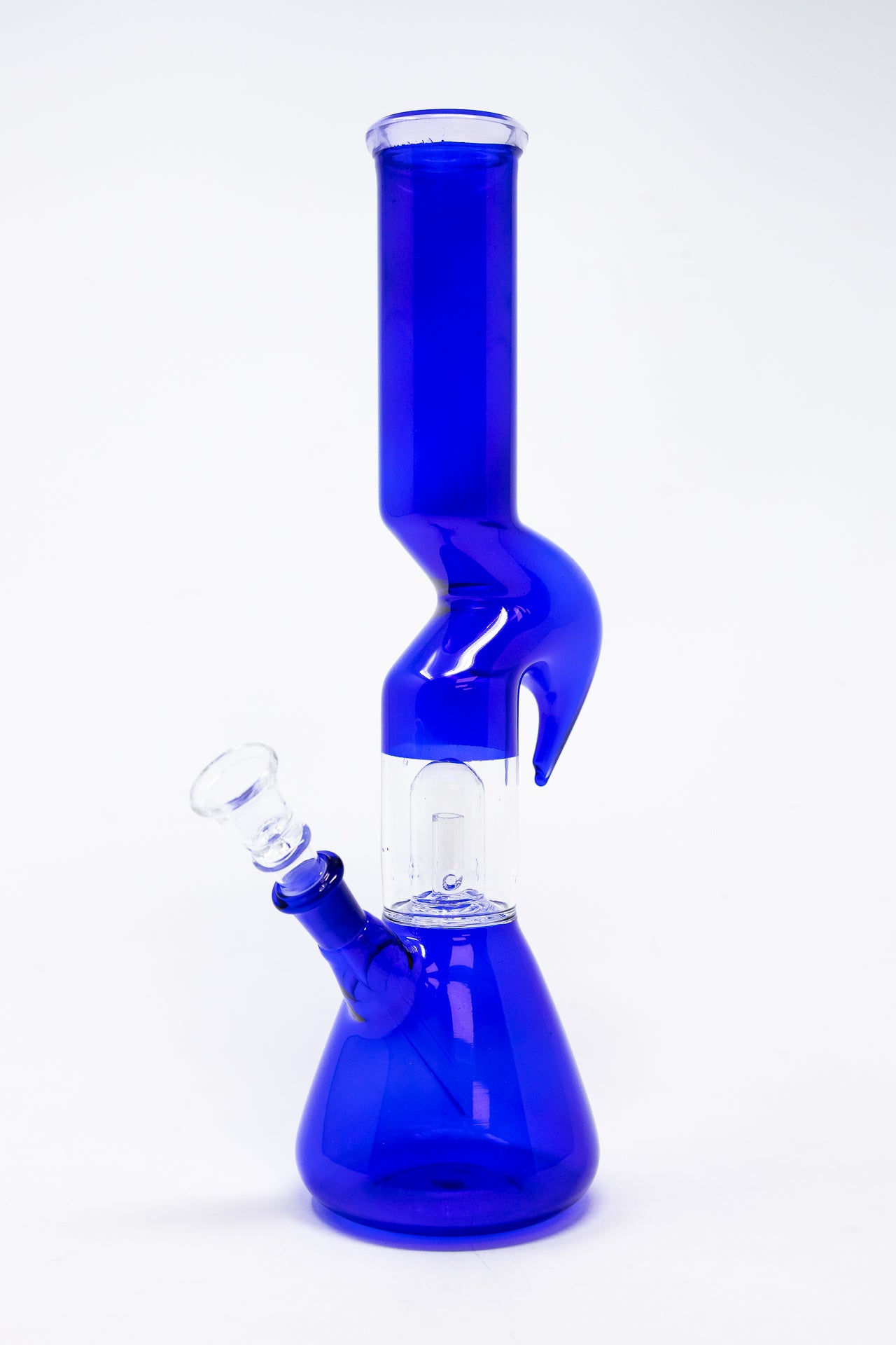 12" Neon Blue Zong w/ Percolator