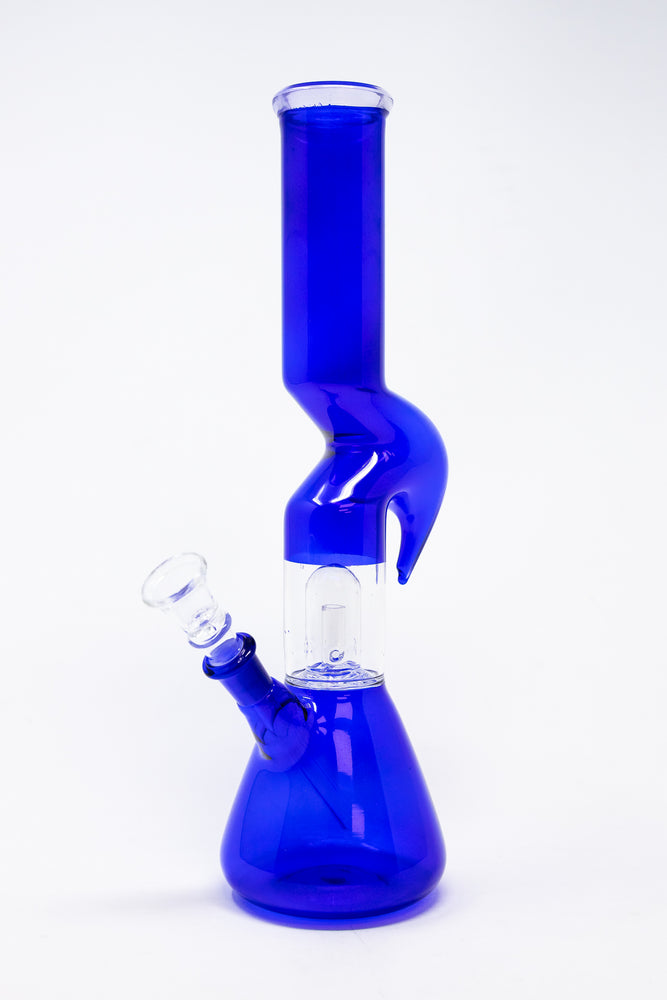 12" Neon Blue Zong w/ Percolator