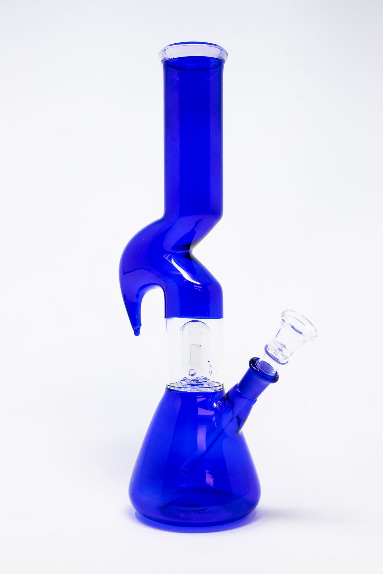12" Neon Blue Zong w/ Percolator