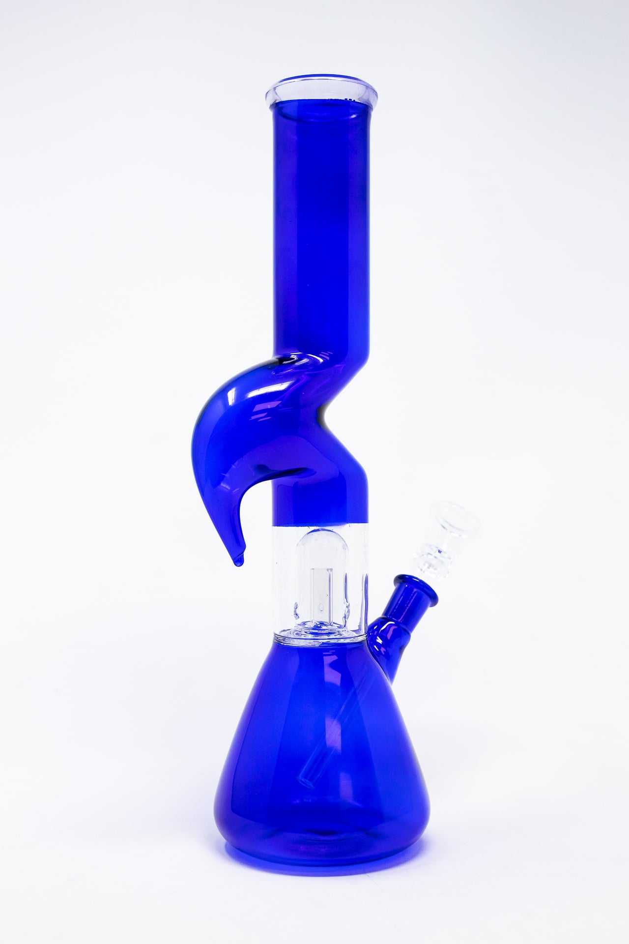 12" Neon Blue Zong w/ Percolator