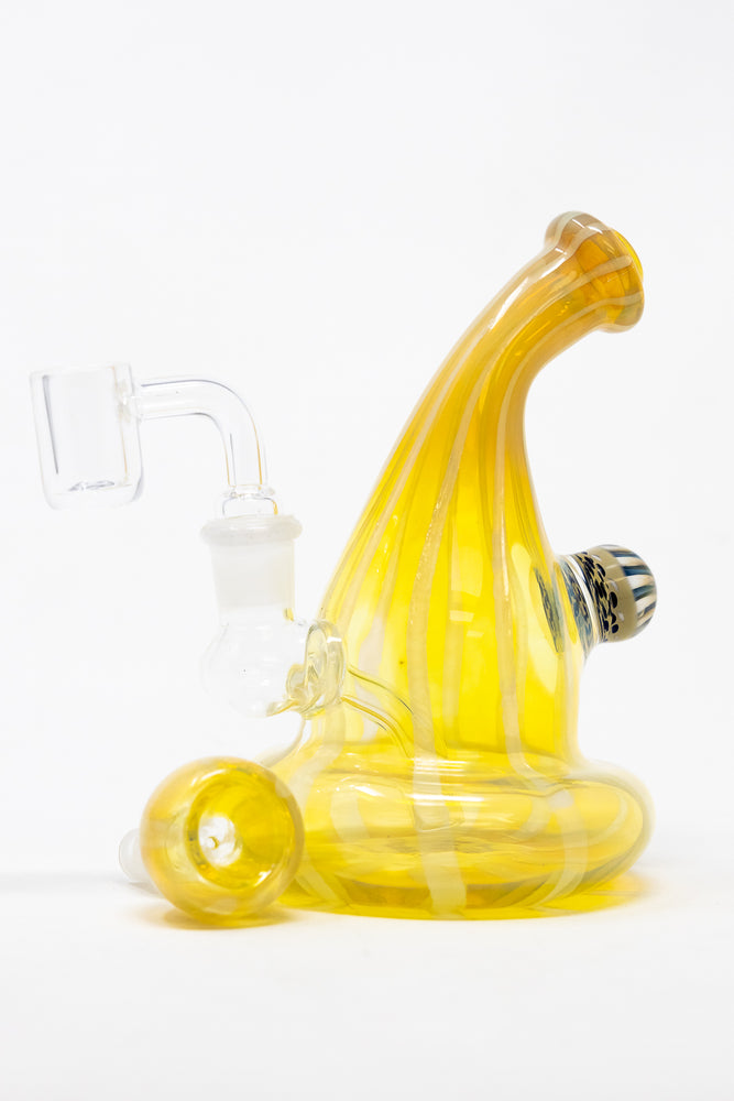 5" Fumed Color Changing Dab Rig
