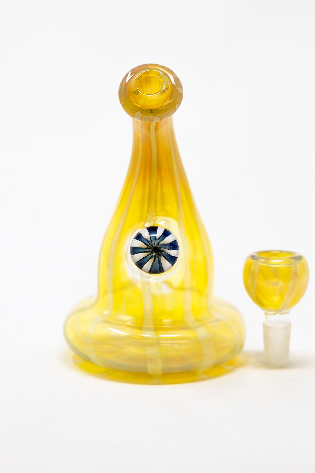 5" Fumed Color Changing Glass Bong