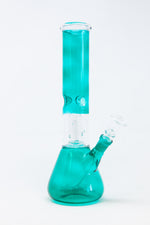 10" Aqua Single Percolator Bong w/ Ice Catcher