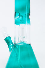 10" Aqua Single Percolator Bong w/ Ice Catcher