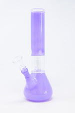 10" Milky Purple Single Percolator Bong w/ Ice Catcher