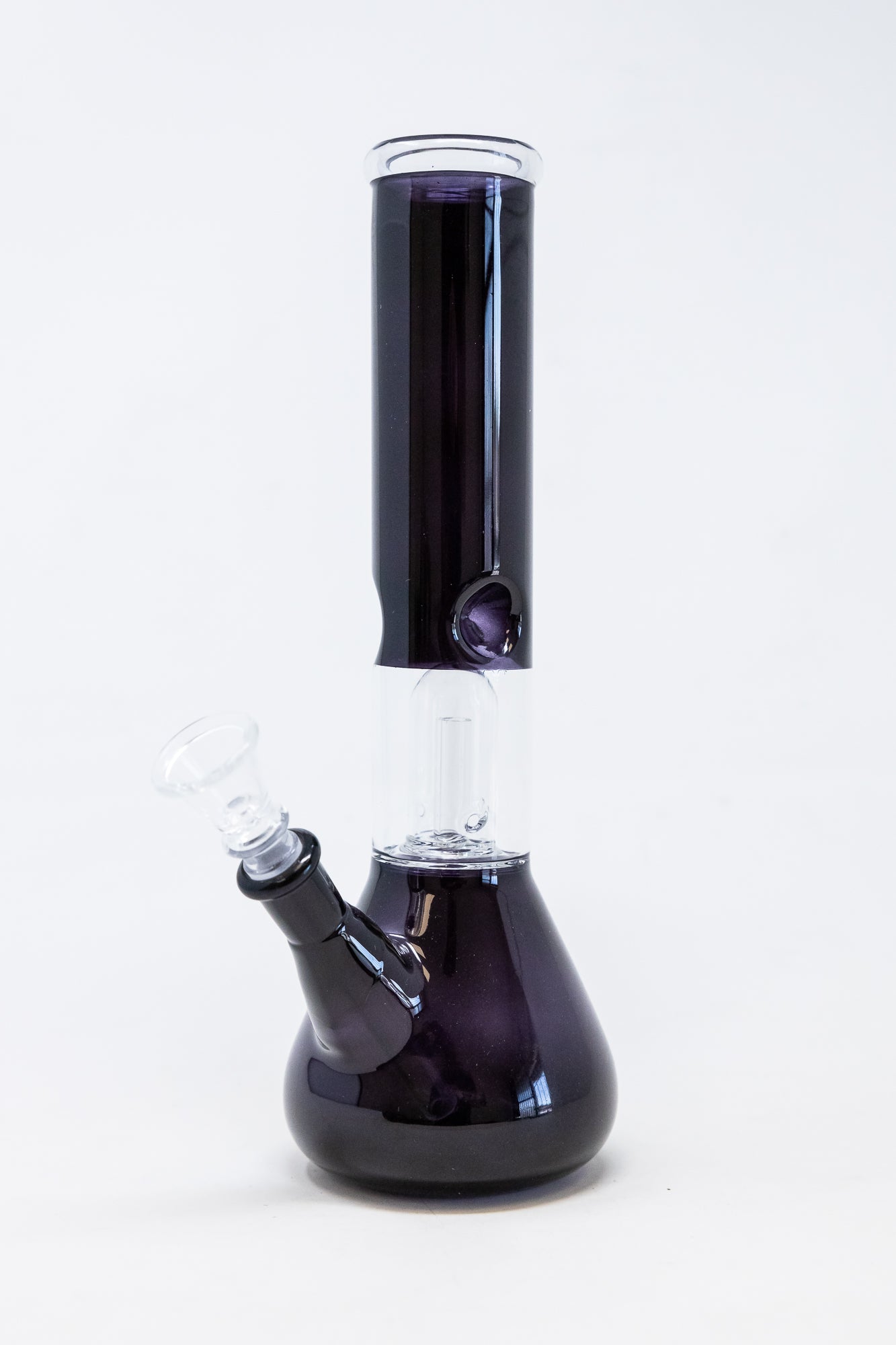 10" Black Single Percolator Bong w/ Ice Catcher