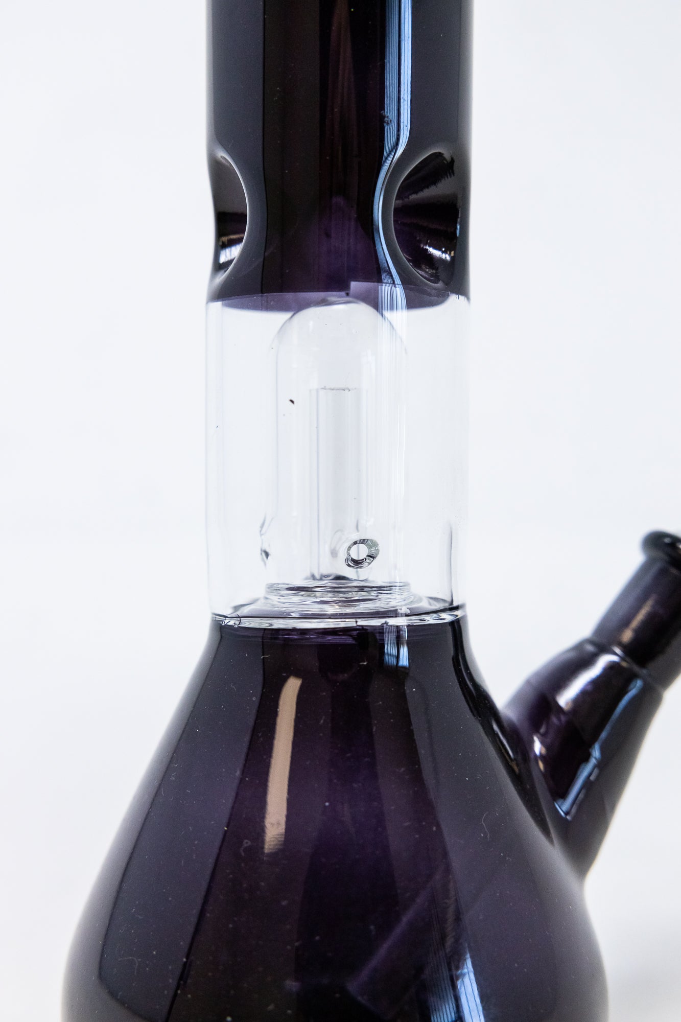 10" Black Single Percolator Bong w/ Ice Catcher