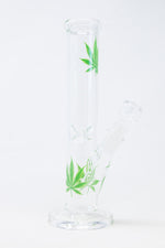 10" Green Leaf Straight Shooter Bong