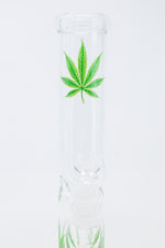 10" Green Leaf Straight Shooter Bong