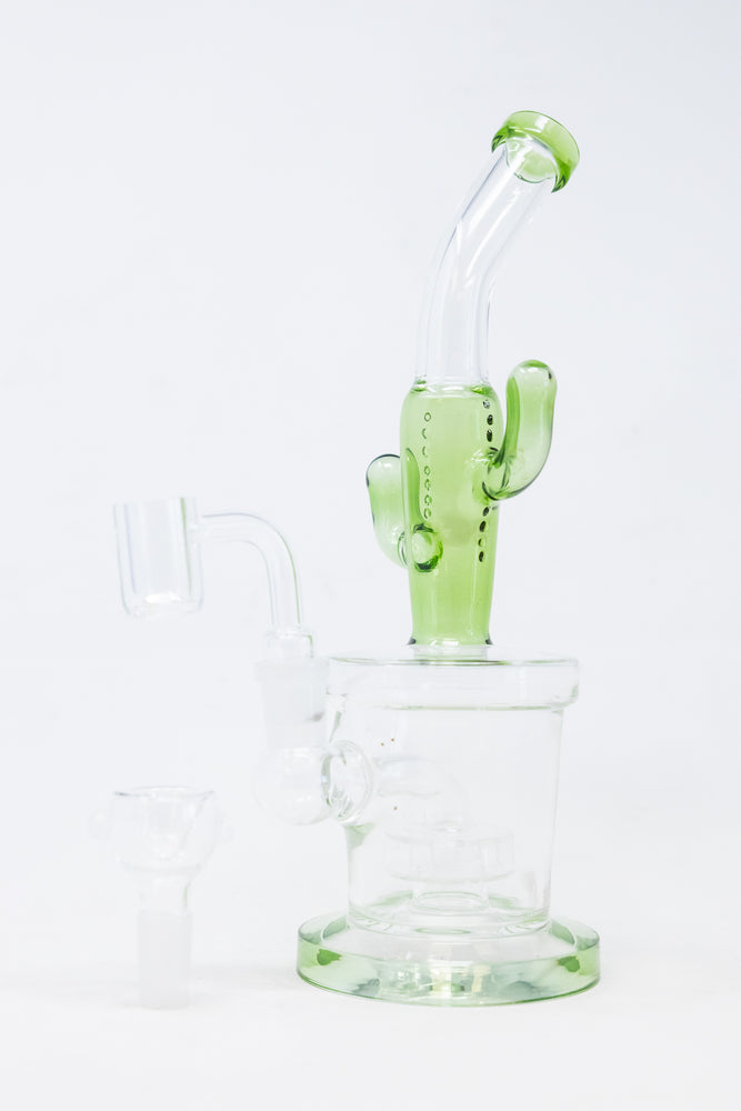 9" Cactus Shower Bend Dab Rig