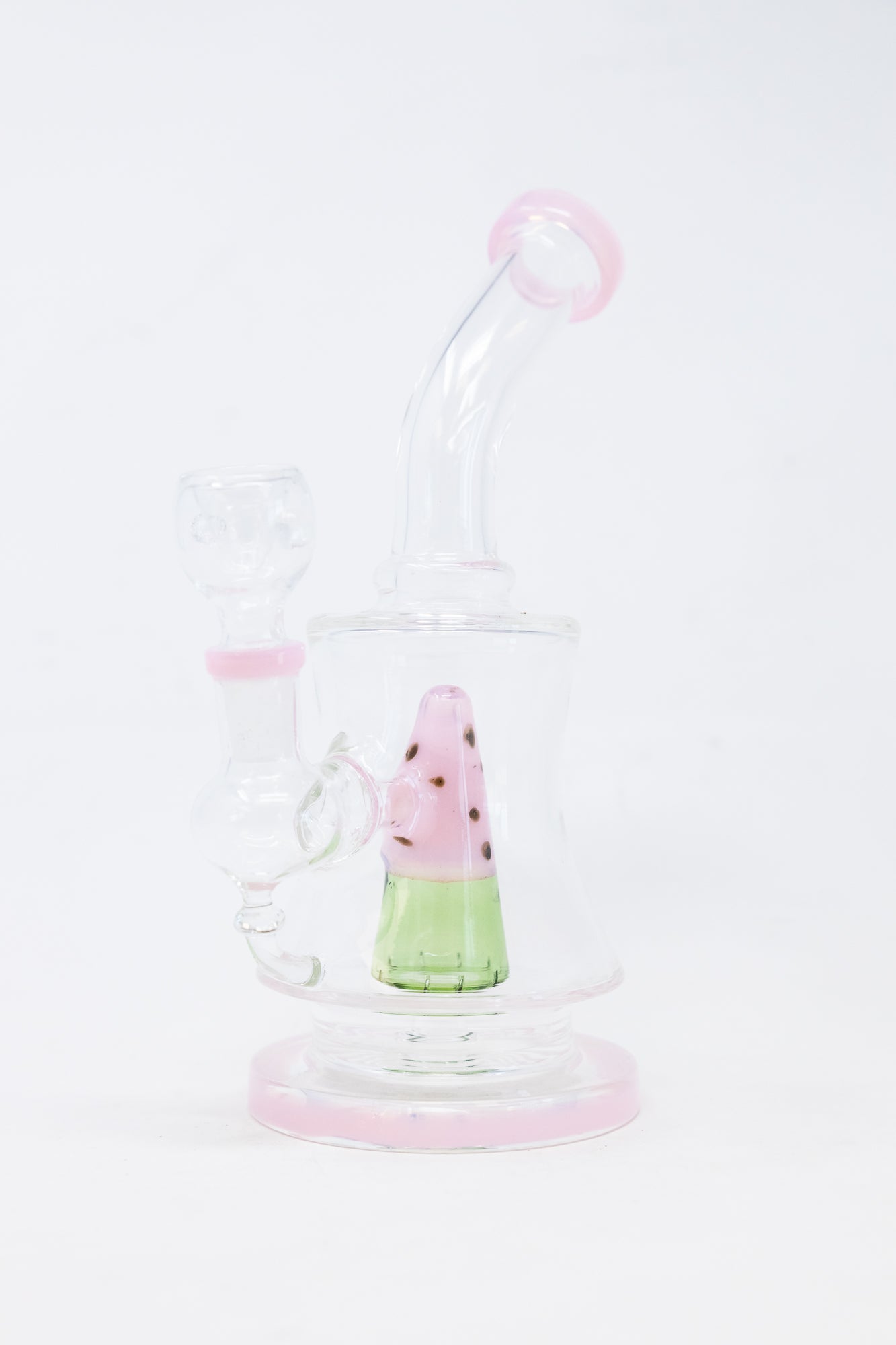 7" Pink Watermelon Percolator Bong