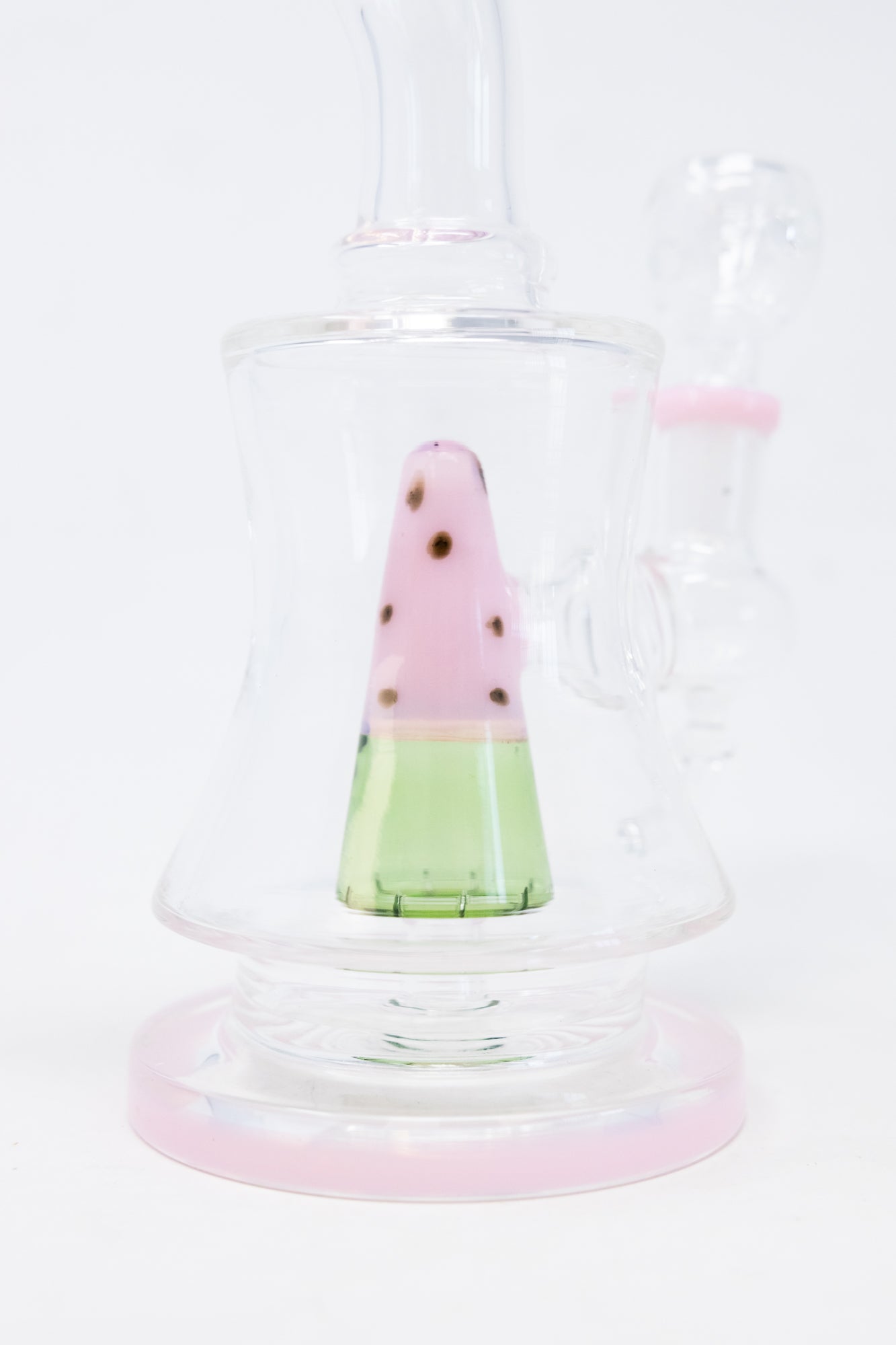 7" Pink Watermelon Percolator Bong