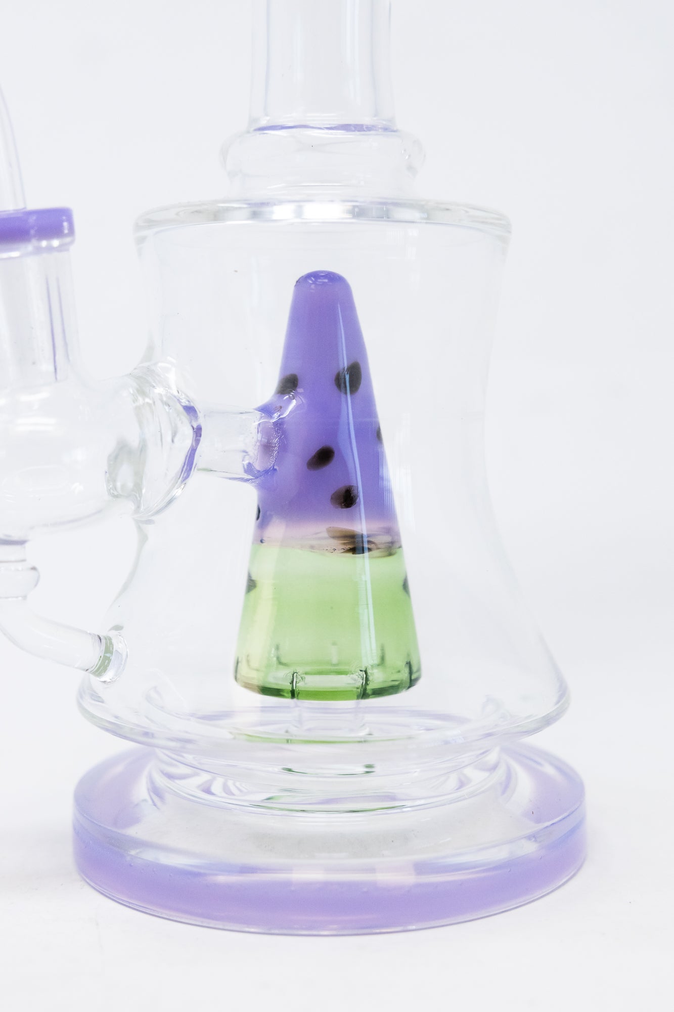 7" Purple Watermelon Percolator Bong