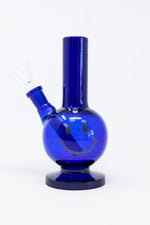 5" Blue Smiley Face Bong