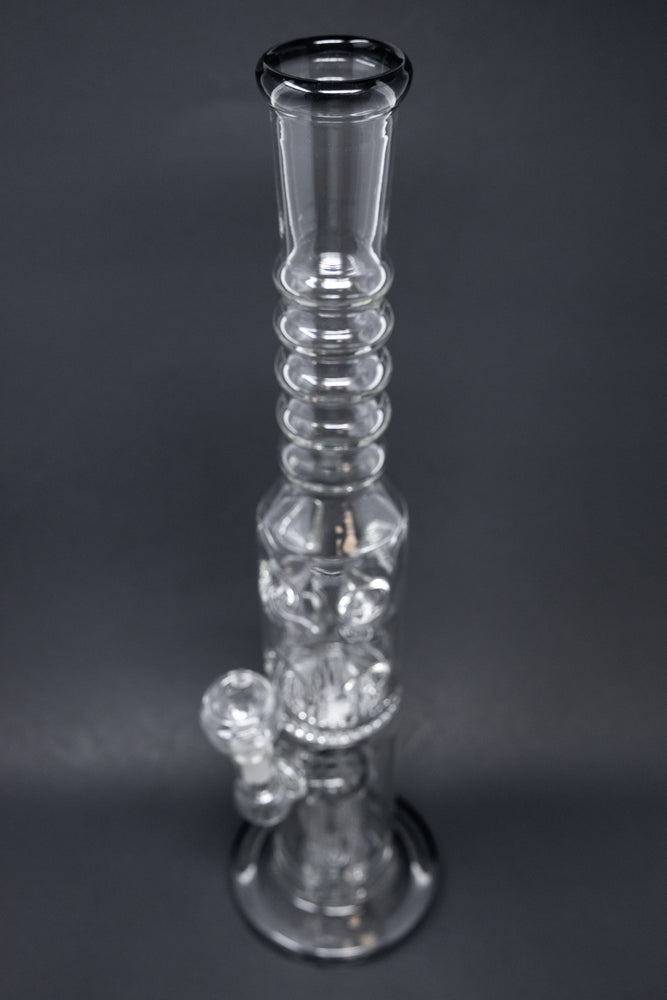 16" Grey Jellyfish Honeycomb Bong