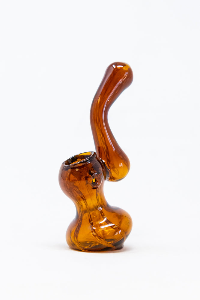 5" Amber Sherlock Bubbler