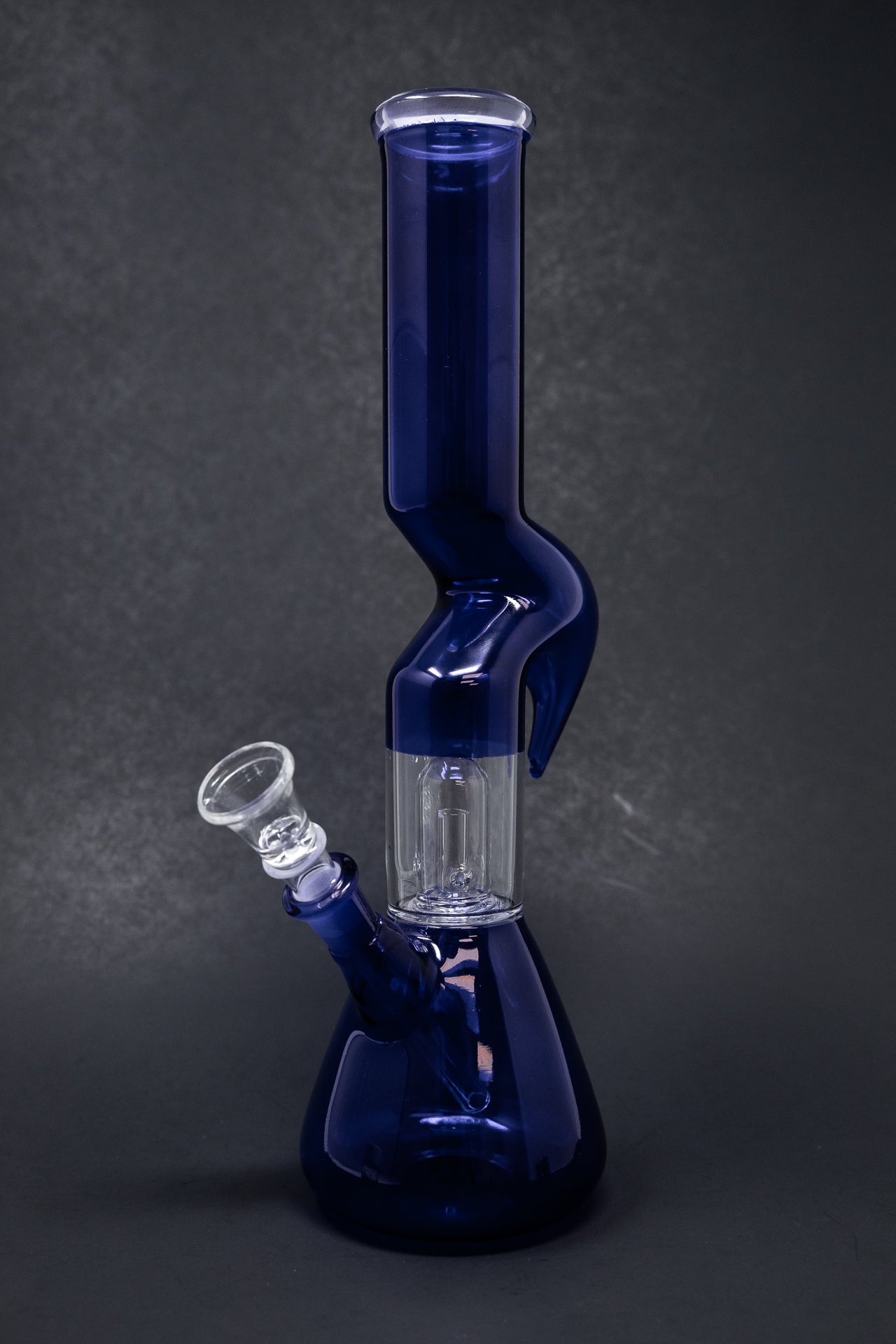 12" Neon Blue Zong w/ Percolator
