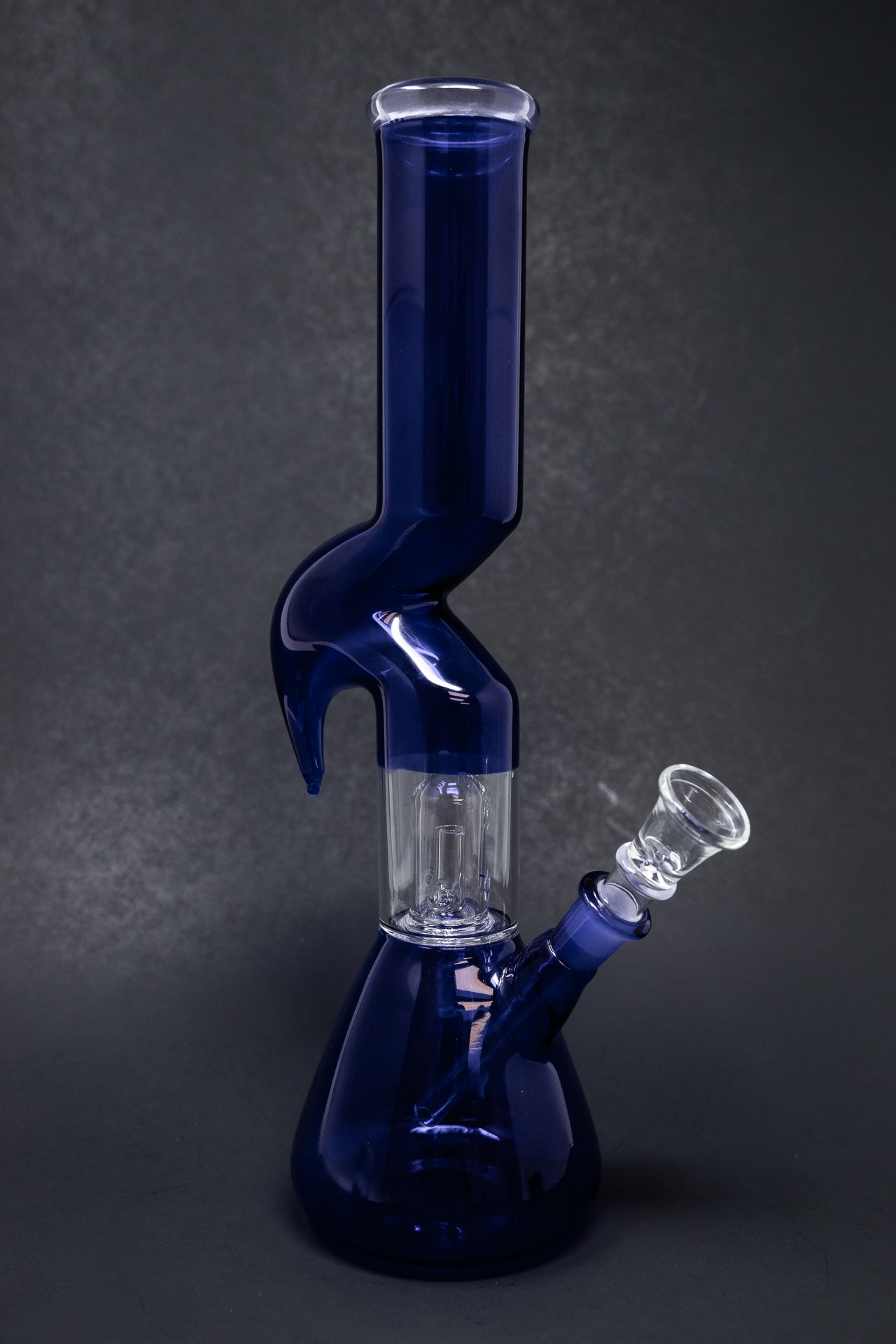 12" Neon Blue Zong w/ Percolator