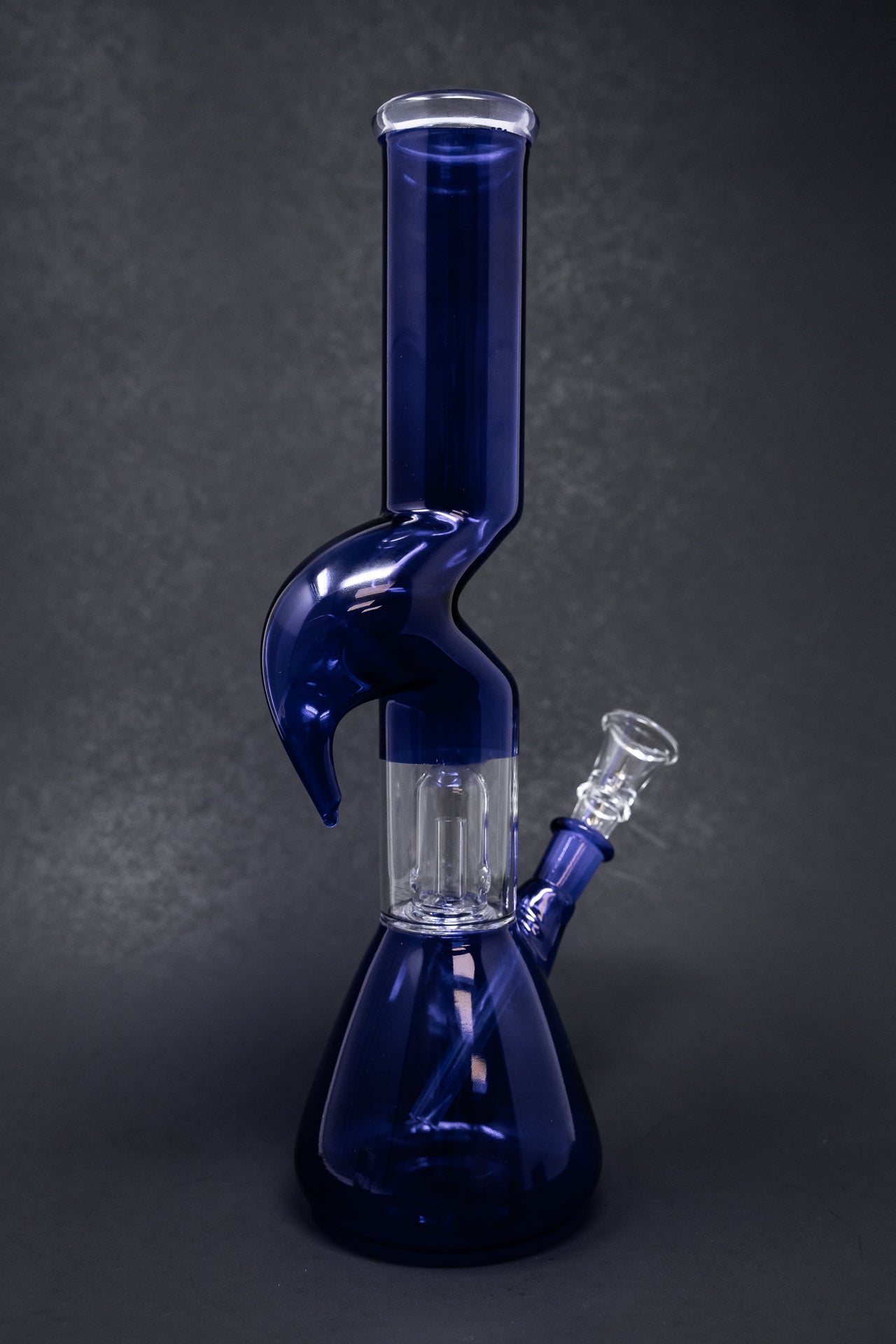 12" Neon Blue Zong w/ Percolator