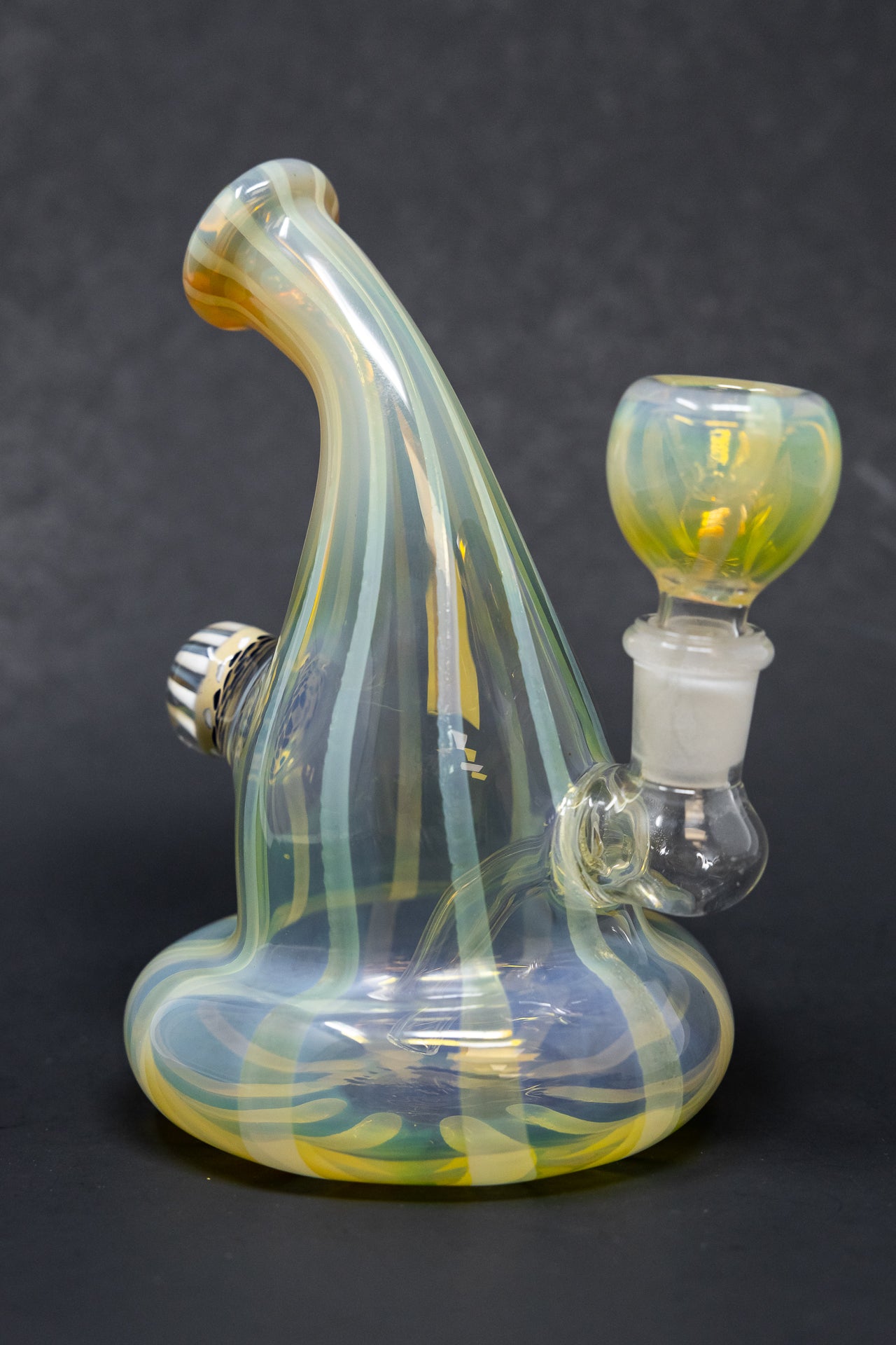 5" Fumed Color Changing Glass Bong
