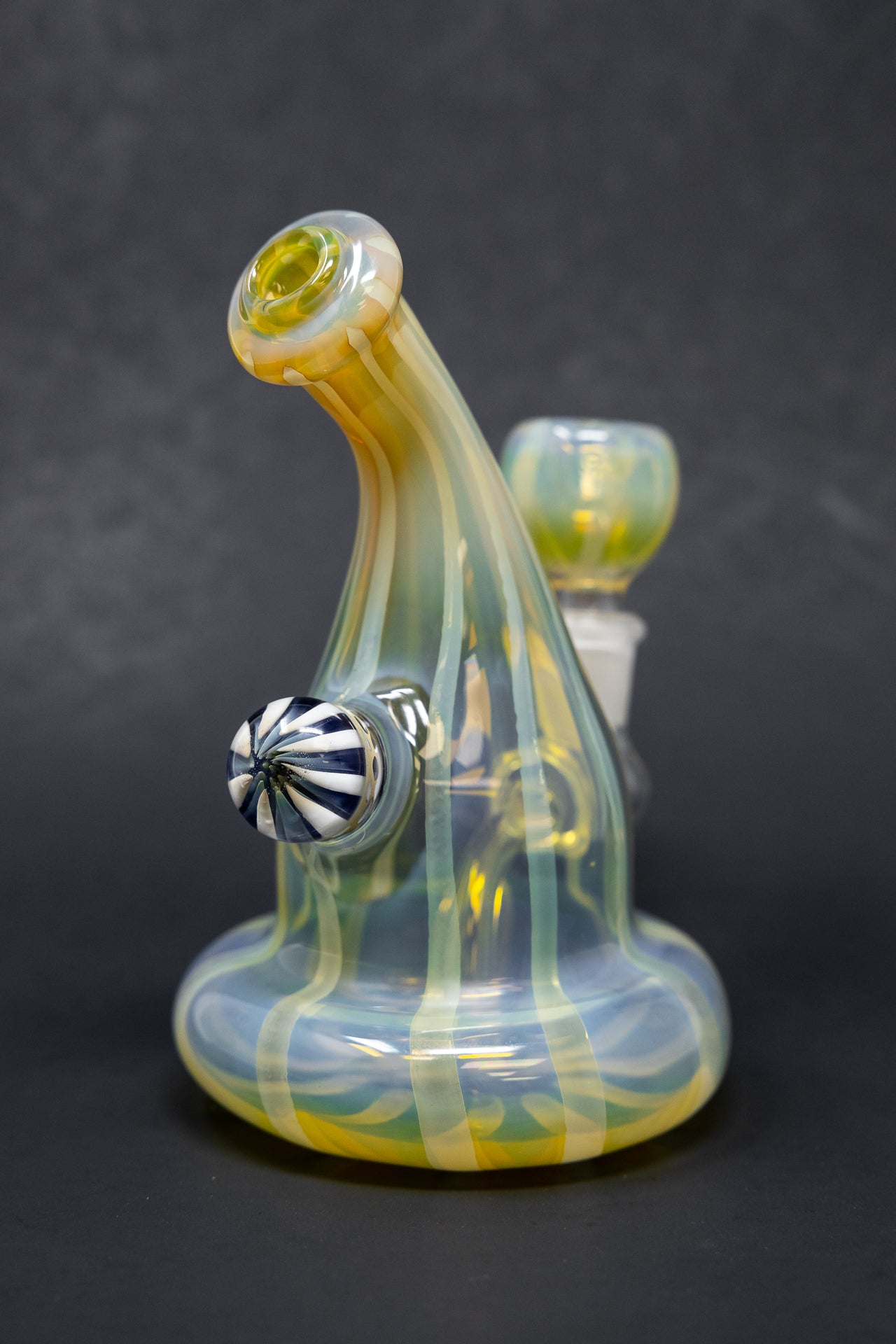 5" Fumed Color Changing Glass Bong