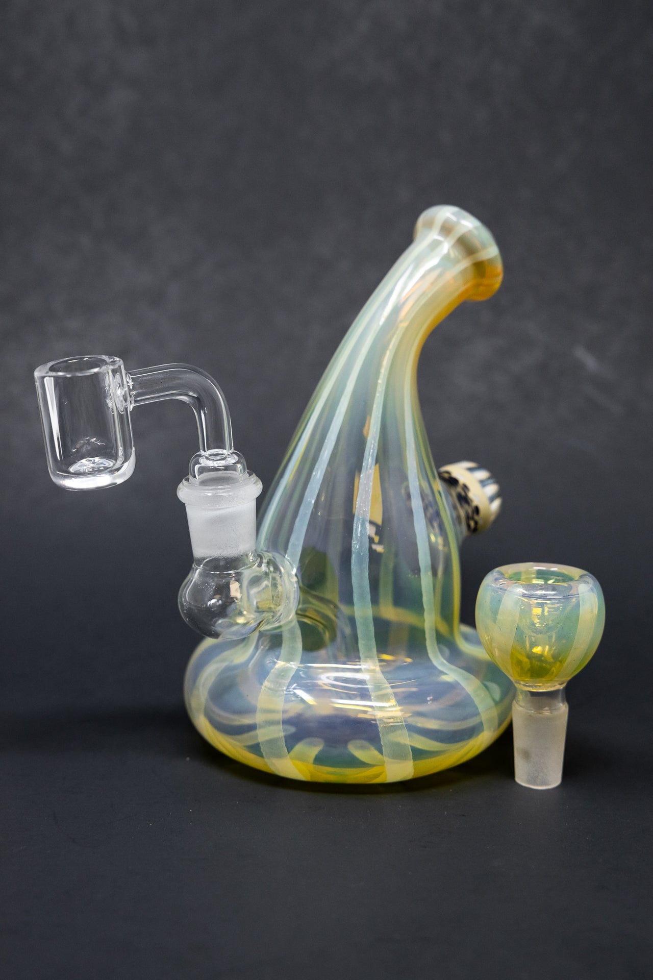 5" Fumed Color Changing Dab Rig StonedGenie.com