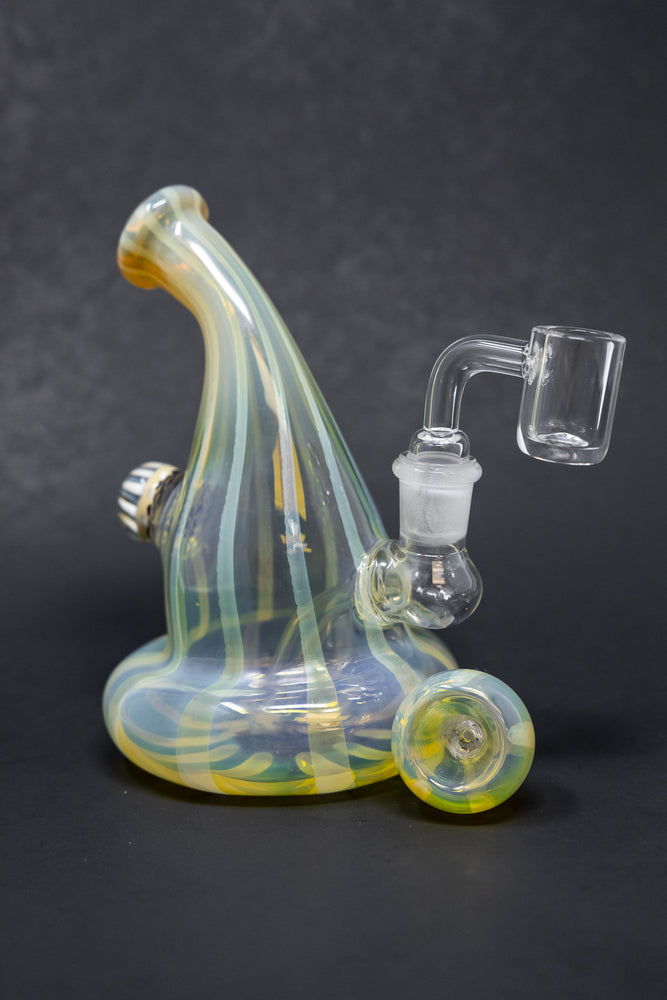 5" Fumed Color Changing Dab Rig