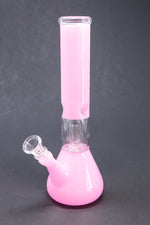 10" Milky Pink Single Percolator Bong w/ Ice Catcher