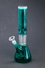 10" Aqua Single Percolator Bong w/ Ice Catcher